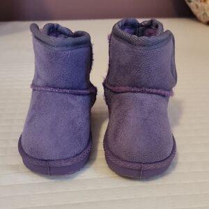 Charming Purple Kids Boots